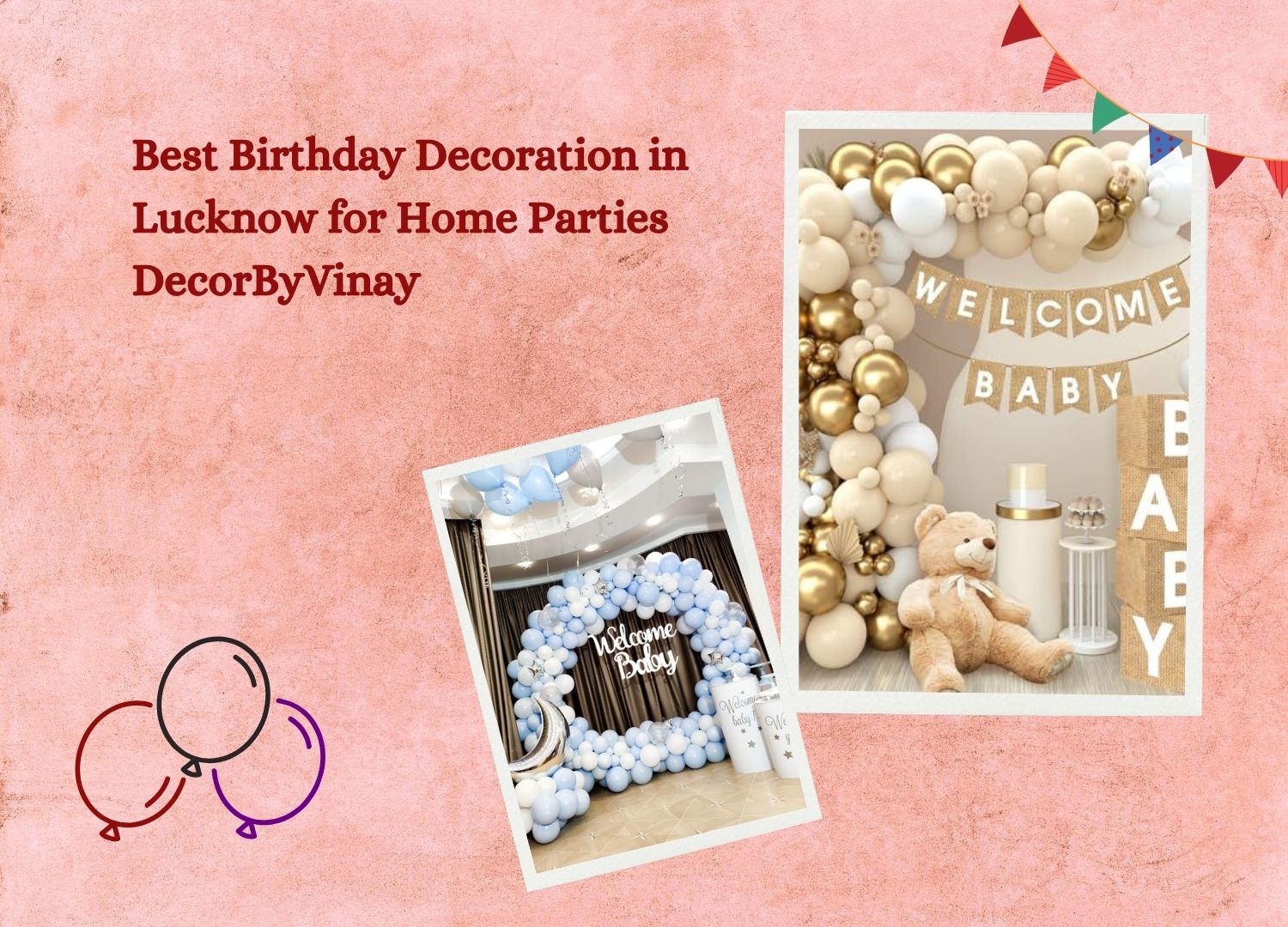 Best Birthday Decoration in Lucknow for Home Parties | DecorByVinay